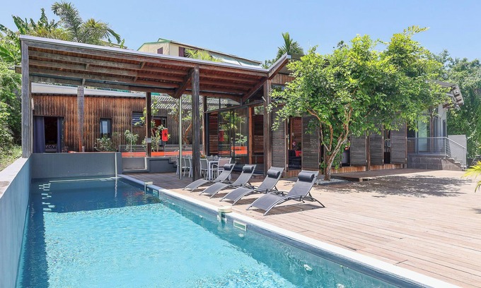 Mare Gailard Villa | Villa Nou Cinq, jungle view, swimming pool and beach 5 min away