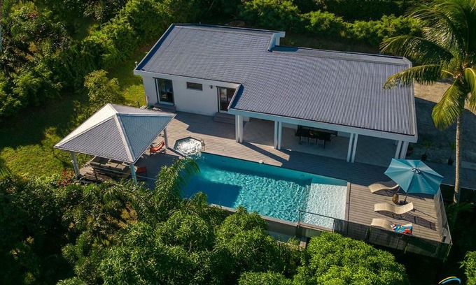 Le Diamant Villa | Villa Palm Diamond Jacuzzi & Piscine privés