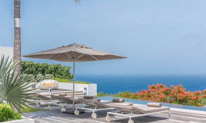 Anse du Gouverneur Villa | Villa Palm Springs | Ocean View - Located in Tropical Gouverneur with Private Pool