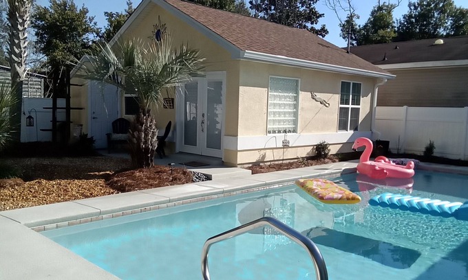 West Panama City Beach Cottage | Villa Playa, amazing for singles or couples! Private pool. Walk to beach.
