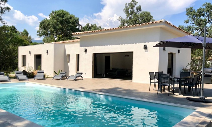 Porto-Vecchio Villa | Villa private heated pool -beach:10min-town center:5min Included:cleaning+linen