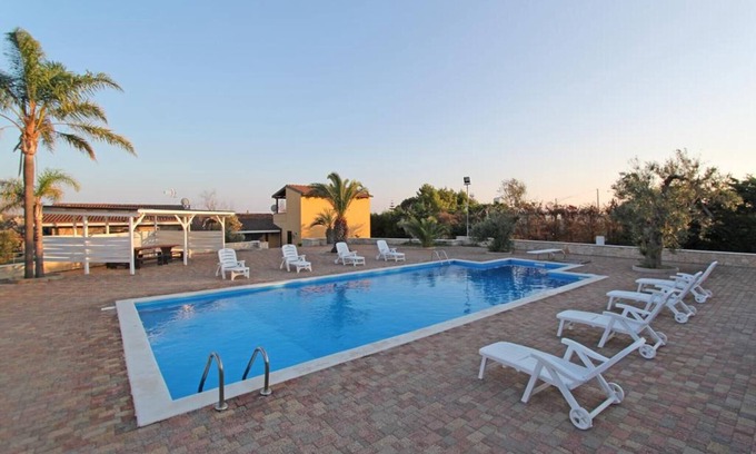 Racale Villa | Villa 'Rita' with Sea View, Pool, Garden, Terrace & Wi-Fi