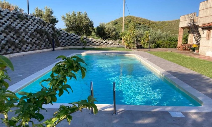 Roccavaldina Villa | Villa 'Rocca Del Gelso' with Sea View, Private Pool & Wi-Fi