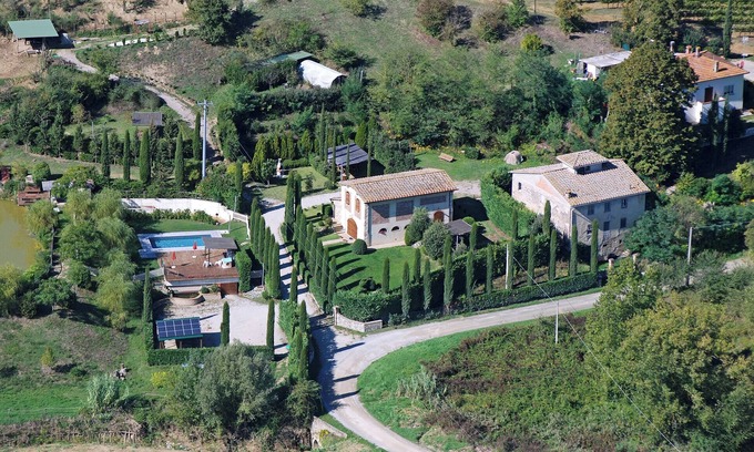 San Gimignano Villa | Villa San Galgano, Private Pool and Lake View