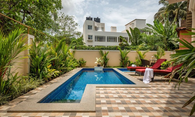 Saunta Vaddo Villa | Villa Serenity 6 bedrooms with private pool and parking, close to Baga Beach