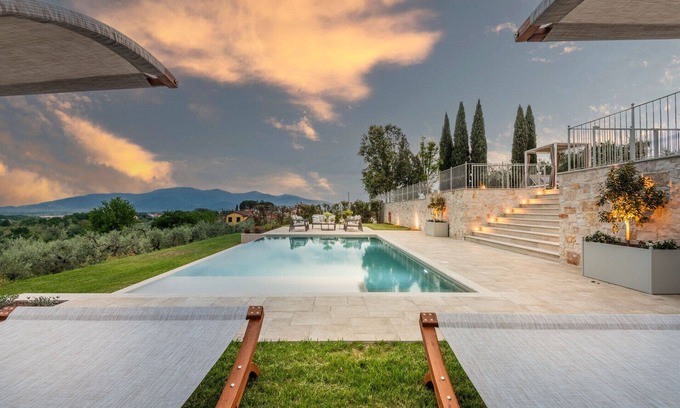 Macchino Villa | Villa Sunkiss: Luxury Farmhouse with Tuscan Flair at I Masi Winery