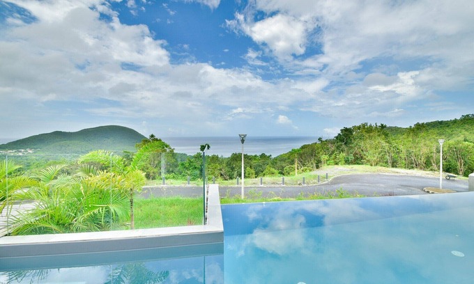 Cafeiere Villa | Villa Swell, sea view, infinity pool, neat decor and beach down the hill