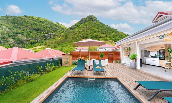 Terre-de-Haut Villa | Villa Topaze with saltwater pool and 3 air-conditioned bedrooms for 6 people