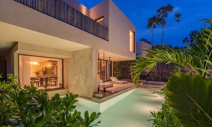 Ek Balam Village Villa | Villa Tovar Tulum/Private Pool/Starlink Wi-Fi/Mayan Jungle.