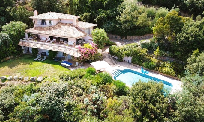 Porto-Vecchio Villa | Villa Uptica 16 pers piscine vue mer