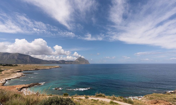 San Vito Lo Capo Villa | Villa "Villino Maria' with Mountain View, 2 Private Terraces & Wi-Fi