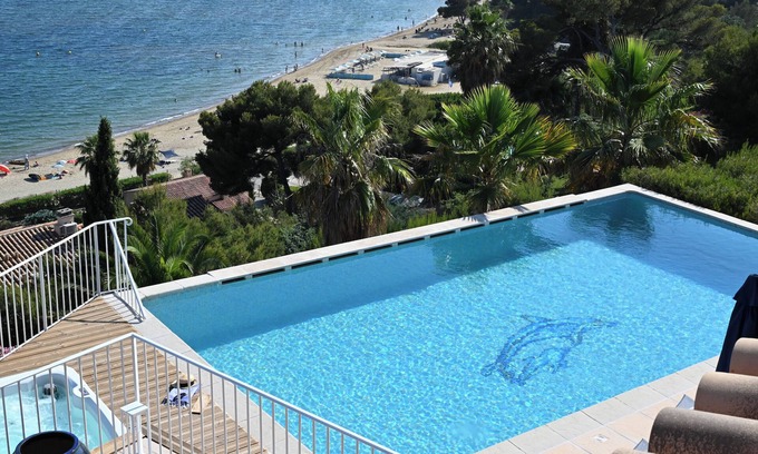 La Londe-les-Maures Villa | Villa with sea view/access in the heart of Domaine Privé de l'Argentière, swimming pool, Jacuzzi