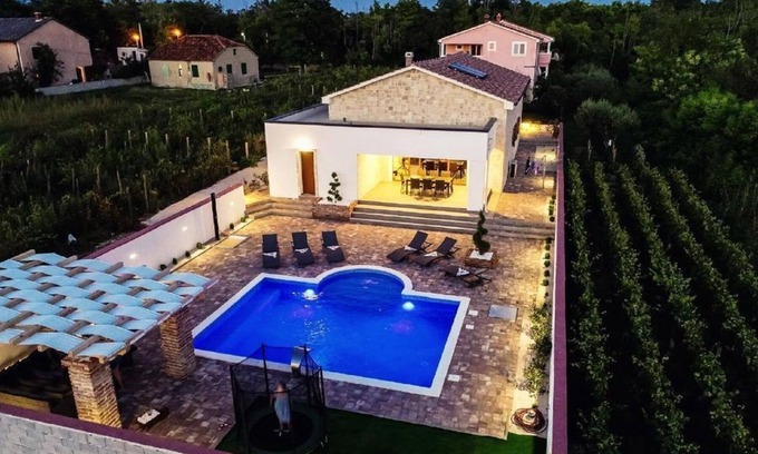 Privlaka Villa | Villa with pool, in the heart of the vineyards, 800 meters from the sandy beach