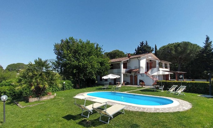 Casciana Terme Lari House | Villa with private pool near Pisa for max 8 guests