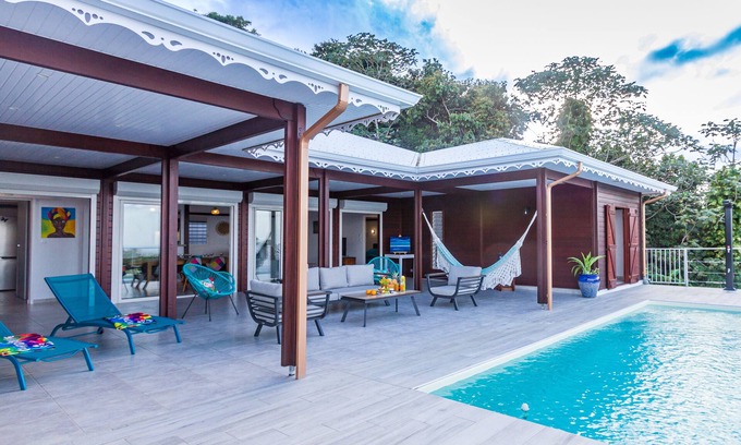 Sainte-Rose Villa | Villa with private pool 5 minutes from the beach - Panoramic sea view