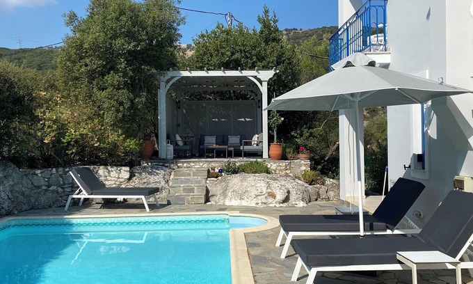 Makriotika Villa | Villa with Private Pool & Sea Views – Peaceful Retreat in Kefalonia - Sleeps 5