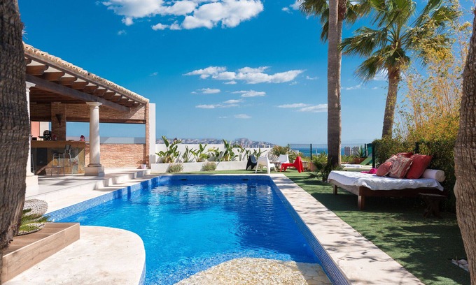 Golf Bahia Villa | Villa with spectacular views 10 min. from Benidorm with private pool 12 Pax.