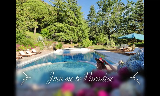 Pietrasanta Villa | Villa with stunning view of the Versilia coast line, pool, huge park, 9 ad. + 2