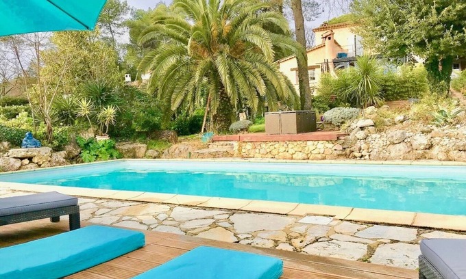 Roquefort-les-Pins House | Villa Zen Paradise with Swimming Pool 15 minutes away from the sea