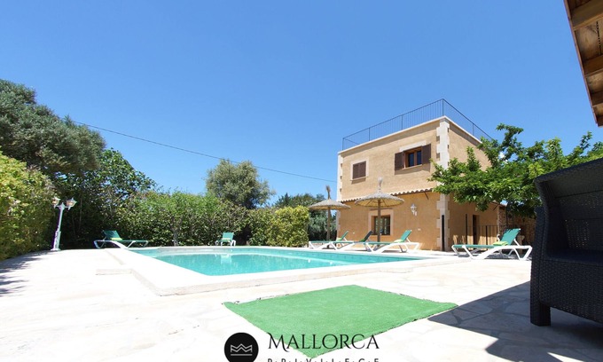 Manacor Cottage | Villasport Tennis - Pool - BBQ - Ideal Familys