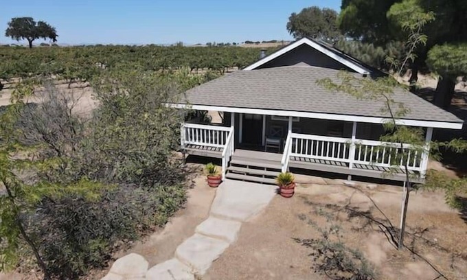 Paso Robles Cottage | Vineyard Cottage - Cottage on vineyard with loft, views, fireplace, bbq