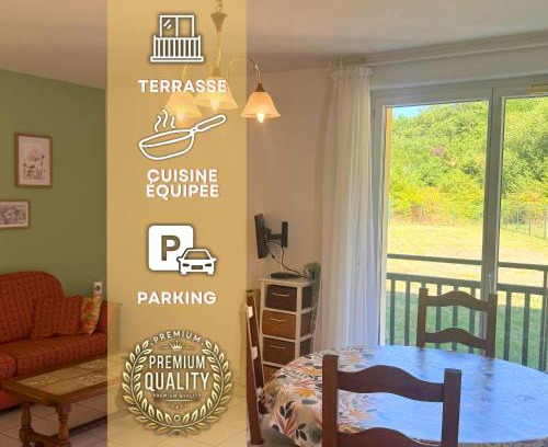 Saint-Paul-les-Dax Apartment | Vintage - Calme - Elégant - Terrasse