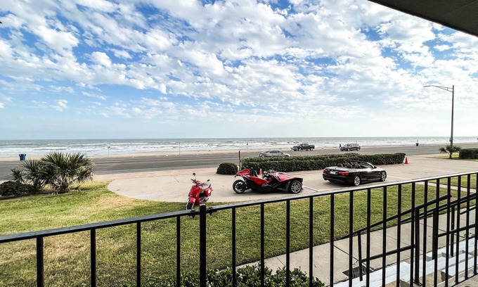 Galveston Condo | VIP Beach Front Condo-First Floor Beautiful 2 BR 2BA sleeps 6 #102