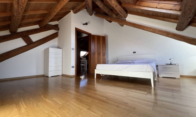 Visome Apartment | Visentin - Wooden penthouse with a view of the Dolomites