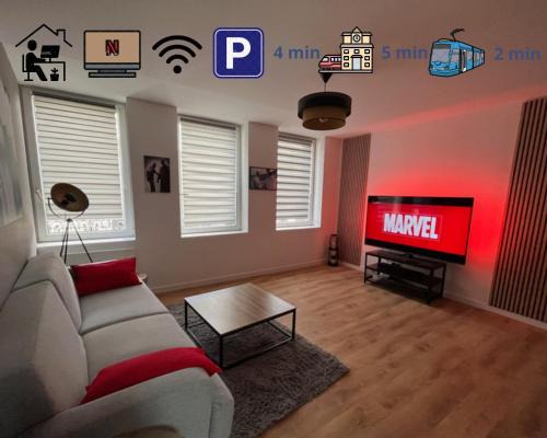 Valenciennes Apartment | Voyage en Duplex en Hyper Centre