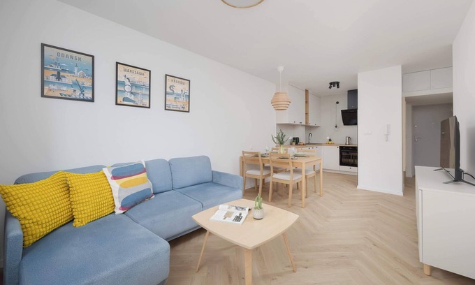 Muranow Apartment | Wałowa 4 | Warsaw | Modern Apartment | Balcony | Old Town