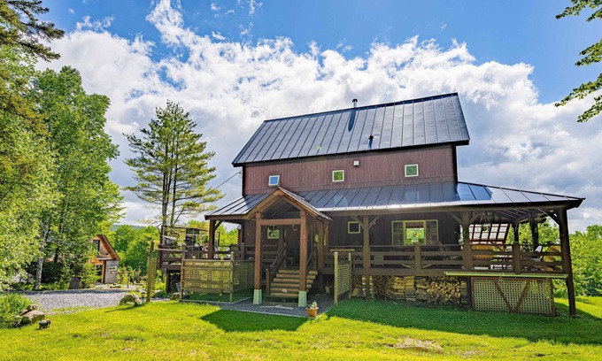 Northfield House | Waitsfield, Northfield, Sugarbush view, country, cabin, ski, piano, hike, canoe