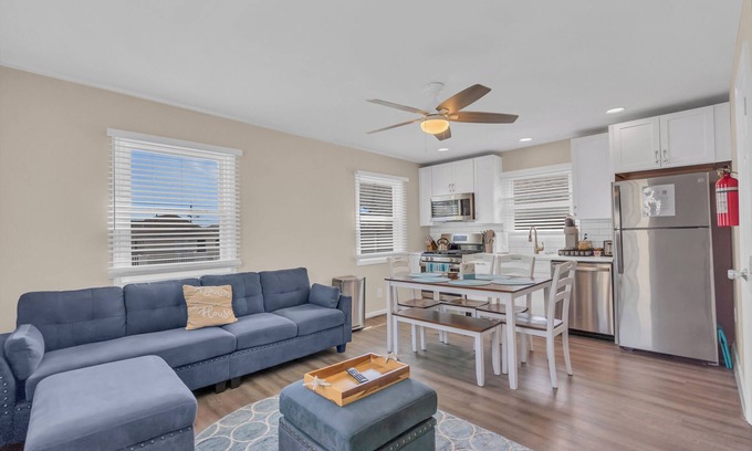 Seaside Heights Apartment | Walk 2 Beach, Outdoor Shower, Linens + Towels provided, Beach badges included