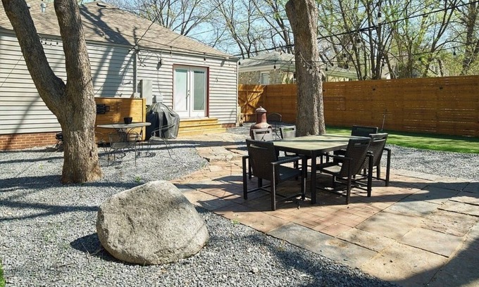 Norman House | Walk to OU from this cozy house with an AMAZING back yard