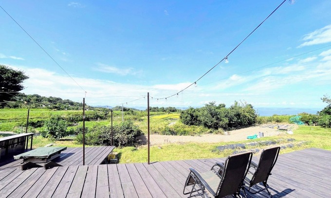 Karato House | Walk to Teshima Museum stunning views ebikes/Shozugun Kagawa