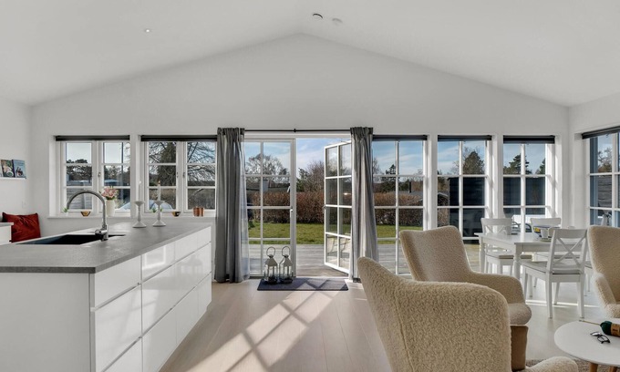 Hornbaek House | Walk to the beach from this comfortable vacation home.