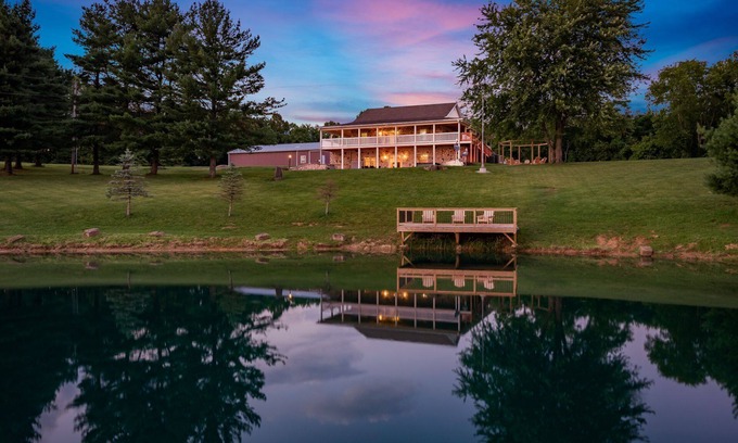 Logan Cabin | Walnut Ridge Retreat | Pickleball | Pond | Pool