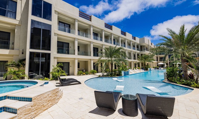 Opal Apartment | Wariruri 3-19 Luxurious Apartment, with ocean view balcony, Noord, Aruba