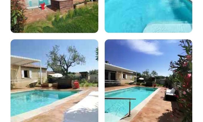 Eyguieres Bed & Breakfast | Warm and luminous studio pool house between the Alpilles and the Lubéron.
