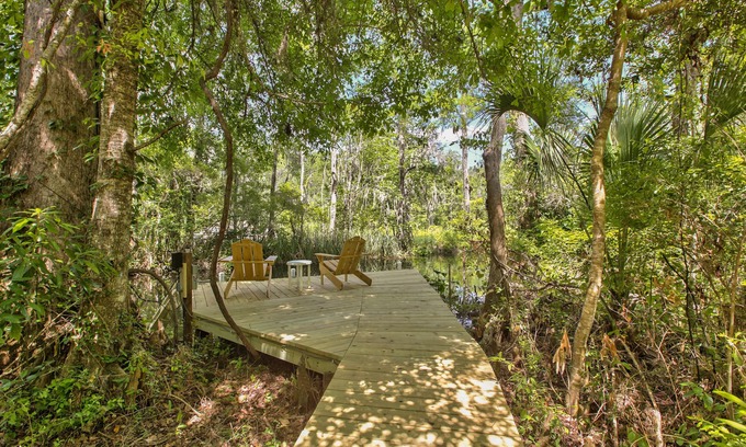 Crawfordville House | Watch the Manatees Swim by from This Peaceful Retreat with a Private Dock