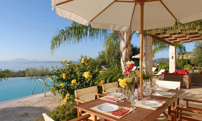 Barbati Villa | Watchtower House, Family-Friendly Prime Located Built In 1 Ha. Of Olive Groves