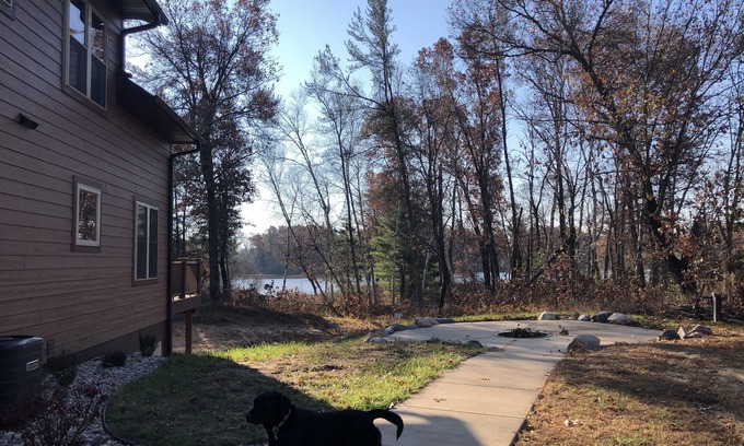 New Lisbon House | Water view on 3 acres, near Dells, firepit, private trails
