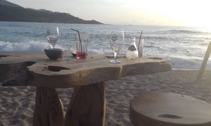 Calcatoggio Apartment | Waterfront apartment with terrace and garden