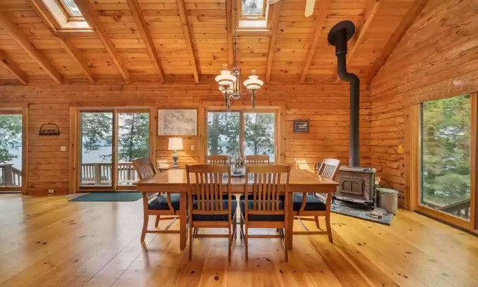 Alton Bay Cabin | Waterfront at Winnipesaukee with incredible views! Boat Required