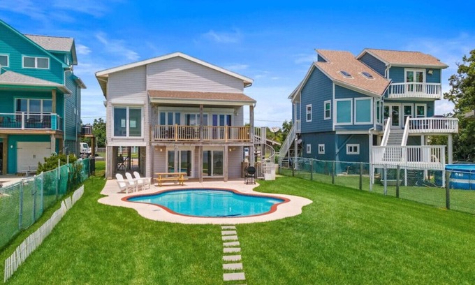 Dickinson House | Waterfront Bay Home with Pool & Private Pier