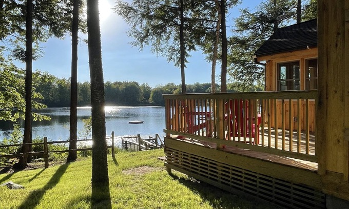 Mayfield Cabin | Waterfront, boats included, Cozy cabin on private lake, 25 minutes from TC.