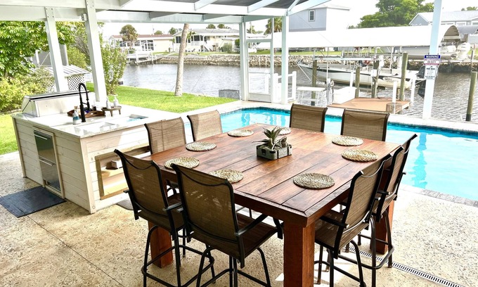 Charlotte Park House | Waterfront corner lot-Heated Pool. You will love it as much as we do ❤️