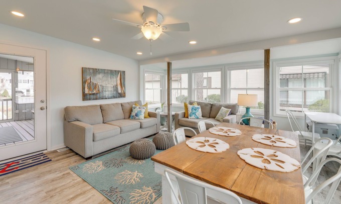 Ocean Pines Cottage | Waterfront Cottage w/Private Dock in Ocean Pines!