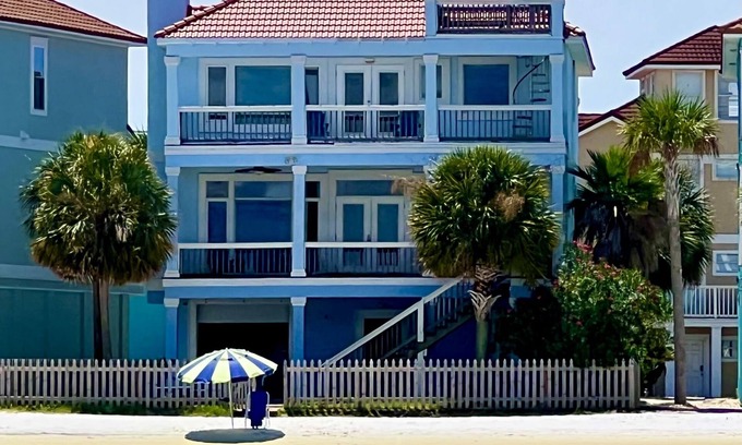 Navarre Beach House | Waterfront Custom House with Private Beach! 5 Bedrooms, Balconies, Gulf Beaches
