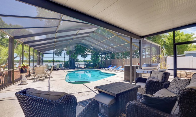 Orient Park Cottage | Waterfront Gem w/Pool, Dock & Lanai in Tampa!