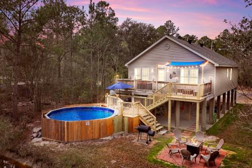 Shoreline Park House | Waterfront Home with Pool, Hot Tub and Game Area